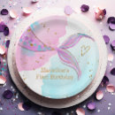 Search for mermaid paper plates Splish splash