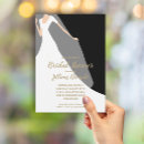 Search for white dress bridal shower invitations Black and white