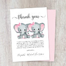 Search for twin girls cards Elephant