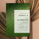 Search for banana leaf wedding invitations Tropical