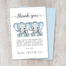 Search for twin thank you cards Watercolor