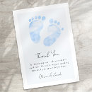 Search for blue baby feet cards Simple