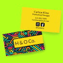 Search for bold pattern business cards Vibrant