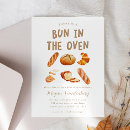 Search for bun in the oven invitations Bakery