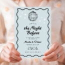 Search for retro rehearsal dinner invitations Funky