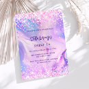 Search for purple sweet 16 invitations Modern