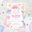 Search for three rex birthday invitations Girl