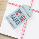 Search for 4th of july gift tags Red white and blue