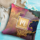 Search for gold and marble cushions Watercolor