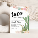 Search for taco bout a baby invitations Succulent