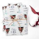 Search for 60th birthday wrapping paper Red wine