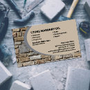 Search for masonry business cards Minimalist