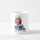 Search for woman on motorcycle mugs Rider