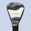 Search for black and gold golf head covers Abstract