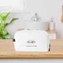 Search for black cosmetic bags Initials