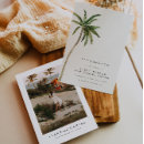 Search for palm tree save the dates Boho
