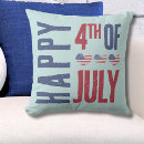 Search for 4th of july cushions Red white and blue