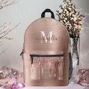Search for rose gold backpacks Metallic