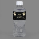 Search for halloween water bottle labels Black and white