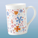 Search for blue white floral mugs Pattern