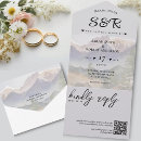 Search for mountain destination wedding invitations Qr code