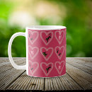 Search for cute valentines day cat heart mugs Pink