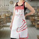 Search for catering aprons Black and white