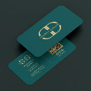 Search for teal and gold business cards Consultant