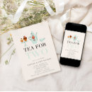 Search for tea for two party invitations For her