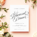 Search for fancy dinner party invitations Calligraphy