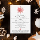 Search for winter wonderland seasonal invitations Red