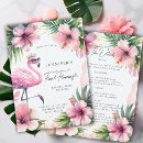 Search for lets flamingle hen party invitations Tropical