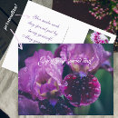 Search for purple iris stamp cards Botanical