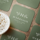 Search for sage green coasters Initial