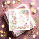 Search for tea party napkins Girl birthday