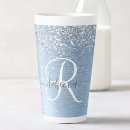 Search for blue and silver mugs For her