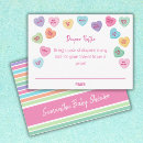 Search for candy hearts invitations Pink