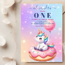 Search for donut 1st birthday invitations Baby girl
