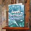 Search for abstract art birthday cards Blue
