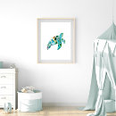 Search for turtle nursery art Under the sea