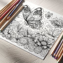 Search for coloring pages art Black and white