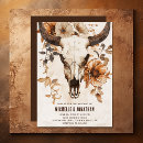 Search for bull skull invitations Western