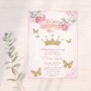Search for tiara baby shower invitations Princess