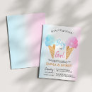 Search for rainbow gender reveal invitations He or she
