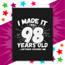Search for 98th birthday cards Funny
