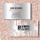 Search for platinum business cards Makeup artist