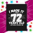 Search for 72nd birthday cards Humour