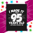 Search for funny 95th birthday cards Humour