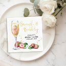 Search for brunch and bubbly napkins Watercolor