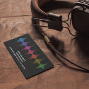 Search for sound engineer business cards Disc jockey